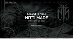 Desktop Screenshot of nittistattoo.com